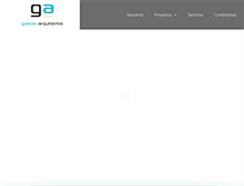 Tablet Screenshot of galeasarquitectos.com